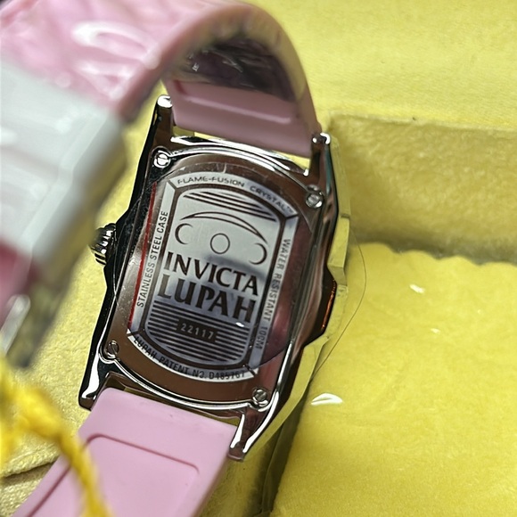 Invicta Lupah Ladies Women’s Pink Bling Rhinestone Watch NEW in Box 22117 - Picture 7 of 9